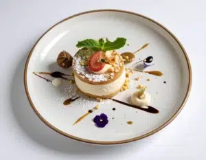 dessert servi dans le menu degustation italien du Restaurant Villa serafina