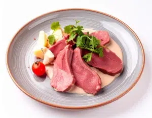 Plat italien servi dans le menu degustation italien du Restaurant Villa serafina